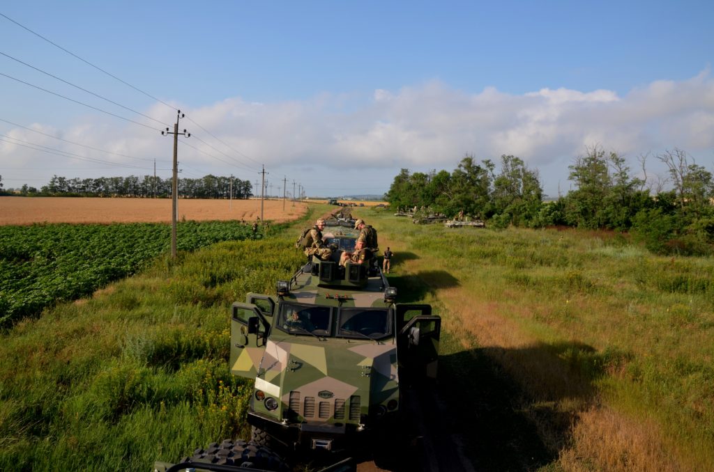 Азовці під час навчань із протидесантної оборони
