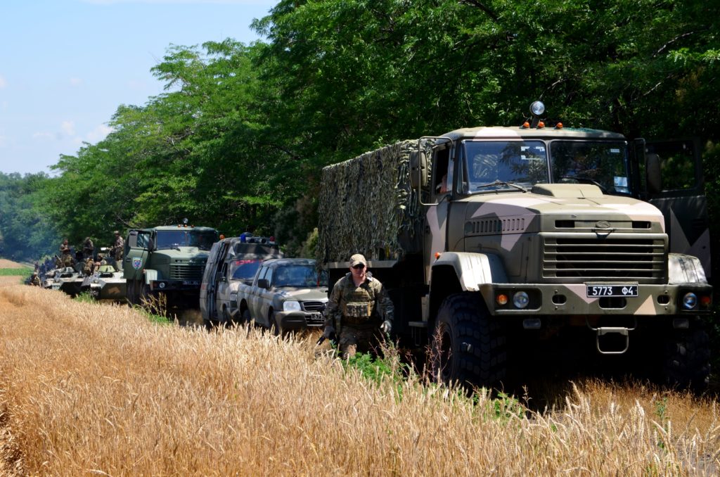 Азовці під час навчань із протидесантної оборони