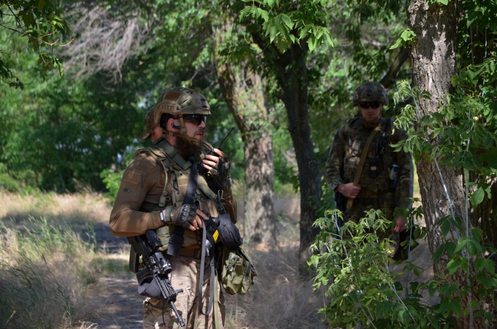 Азовці під час навчань із протидесантної оборони