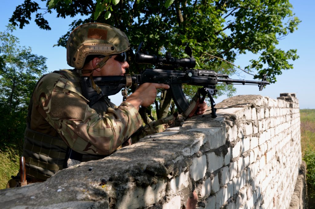 Азовці під час навчань із протидесантної оборони