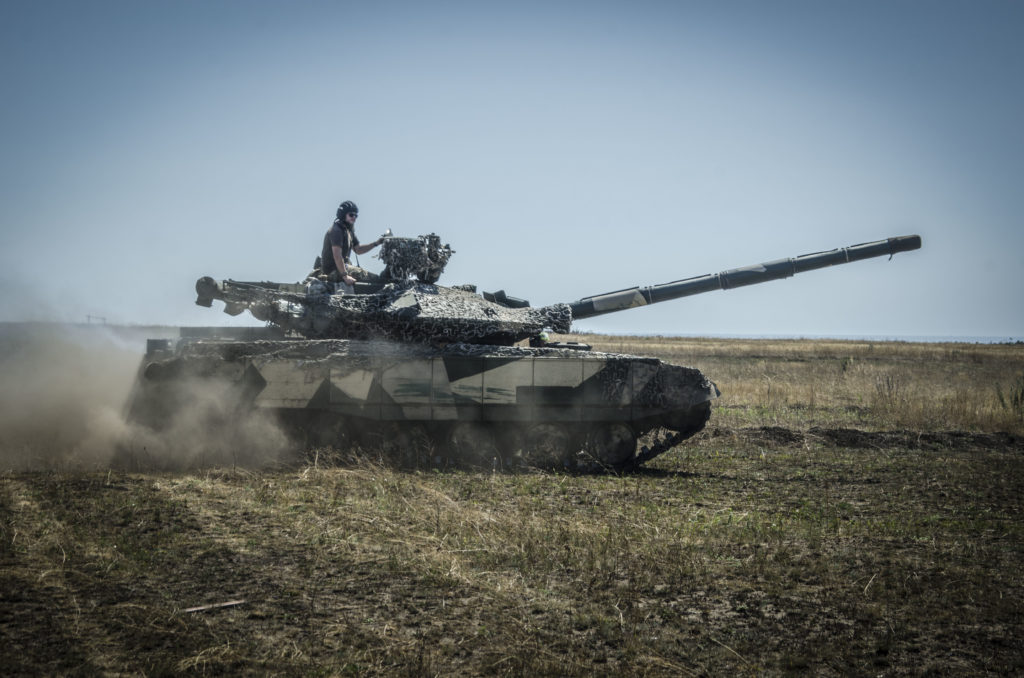 Тренування піхоти з танкістами АЗОВ