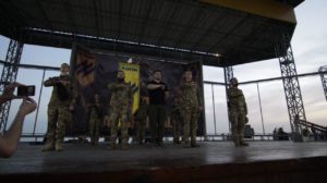 Полк АЗОВ відсвяткував чотириріччя у Бердянську