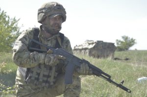 Полігон. Відпрацювання дій із захоплення ворожого ВОП