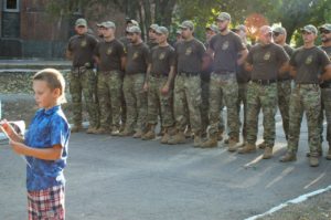 Урочисте відкриття пам’ятного знака воїнам, що віддали життя за Україну