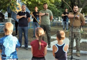 Урочисте відкриття пам’ятного знака воїнам, що віддали життя за Україну