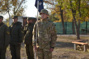 Восьмий базовий курс бойової підготовки завершено. Рекрути отримали шеврони полку АЗОВ