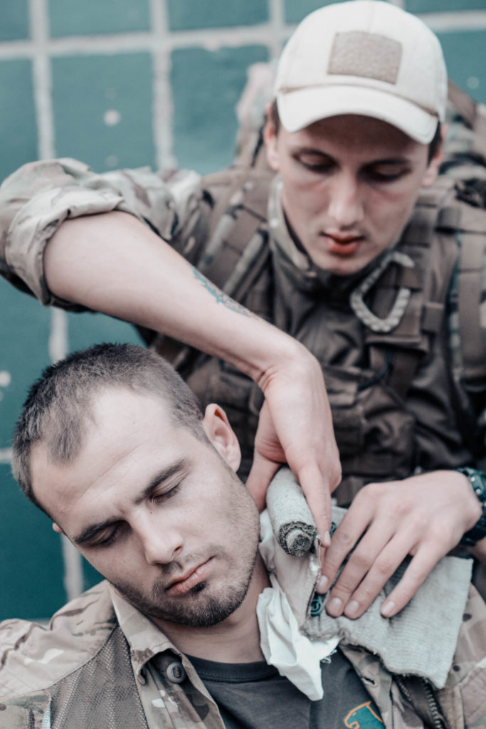 В полку АЗОВ був проведений медичний курс TCCC MP