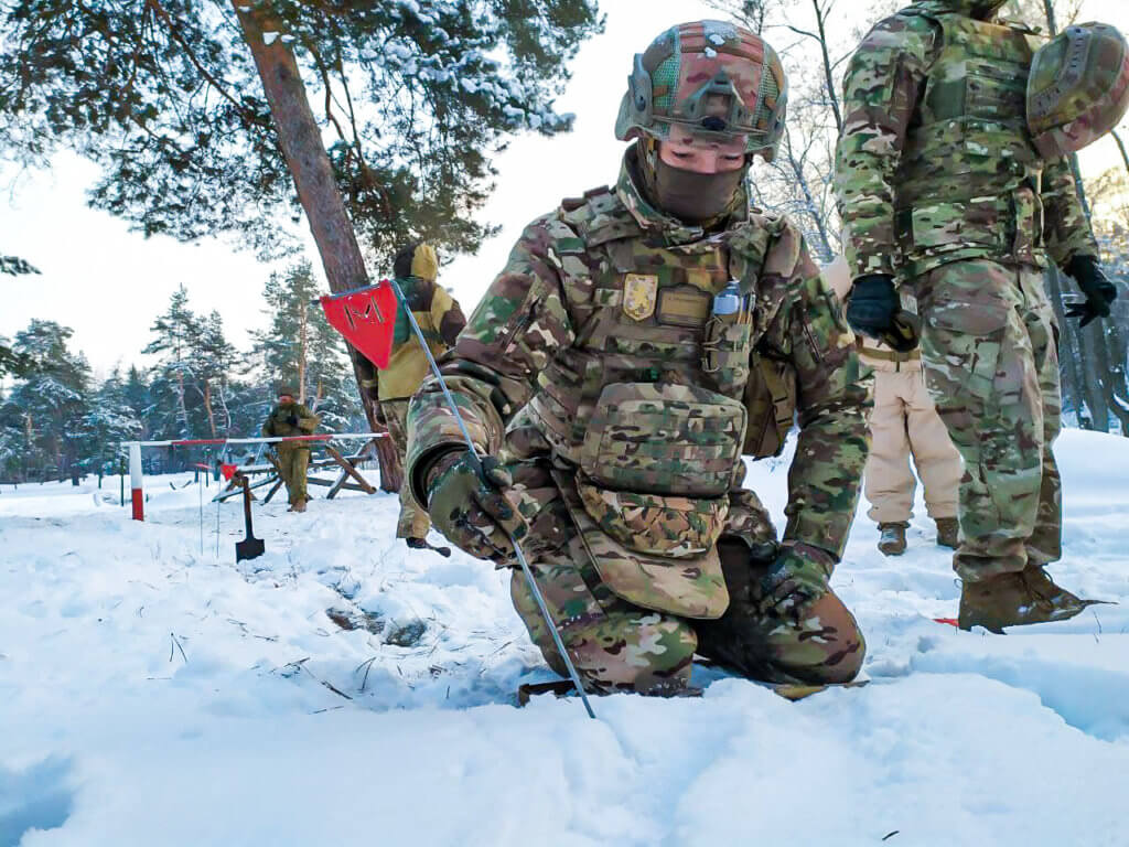 сапер розмінування збори