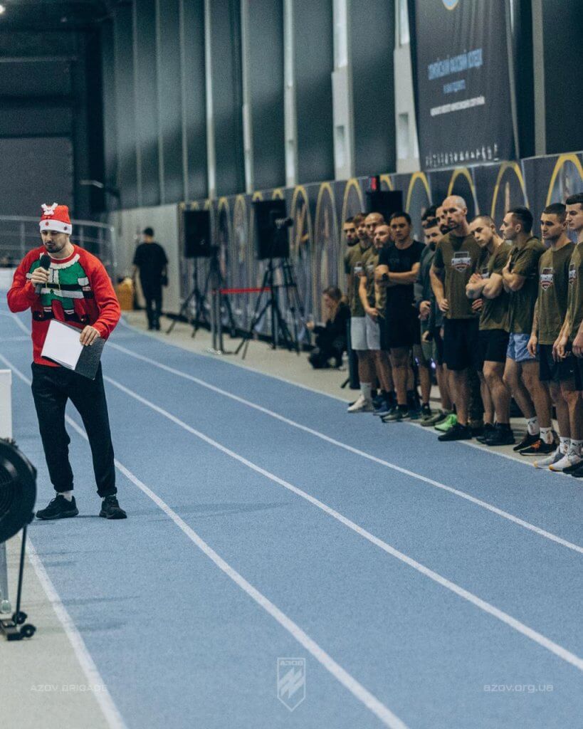 Бійці бригадної артилерійської групи представили 12-ту бригаду «Азов» в масштабних зимових змаганнях з кросфіту BANDA Christmas Battle