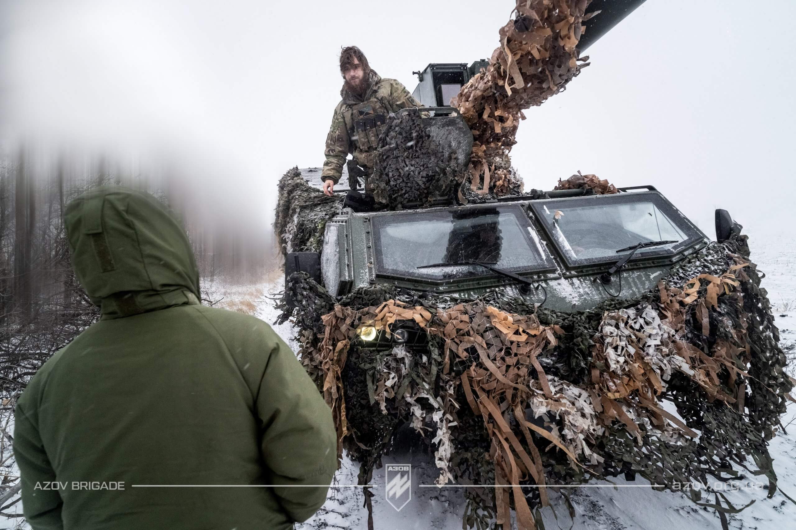 Найновіша зброя 12-ої бригади «Азов», 155-мм чеська САУ DITA вже активно працює по окупантам на Торецькому напрямку. 