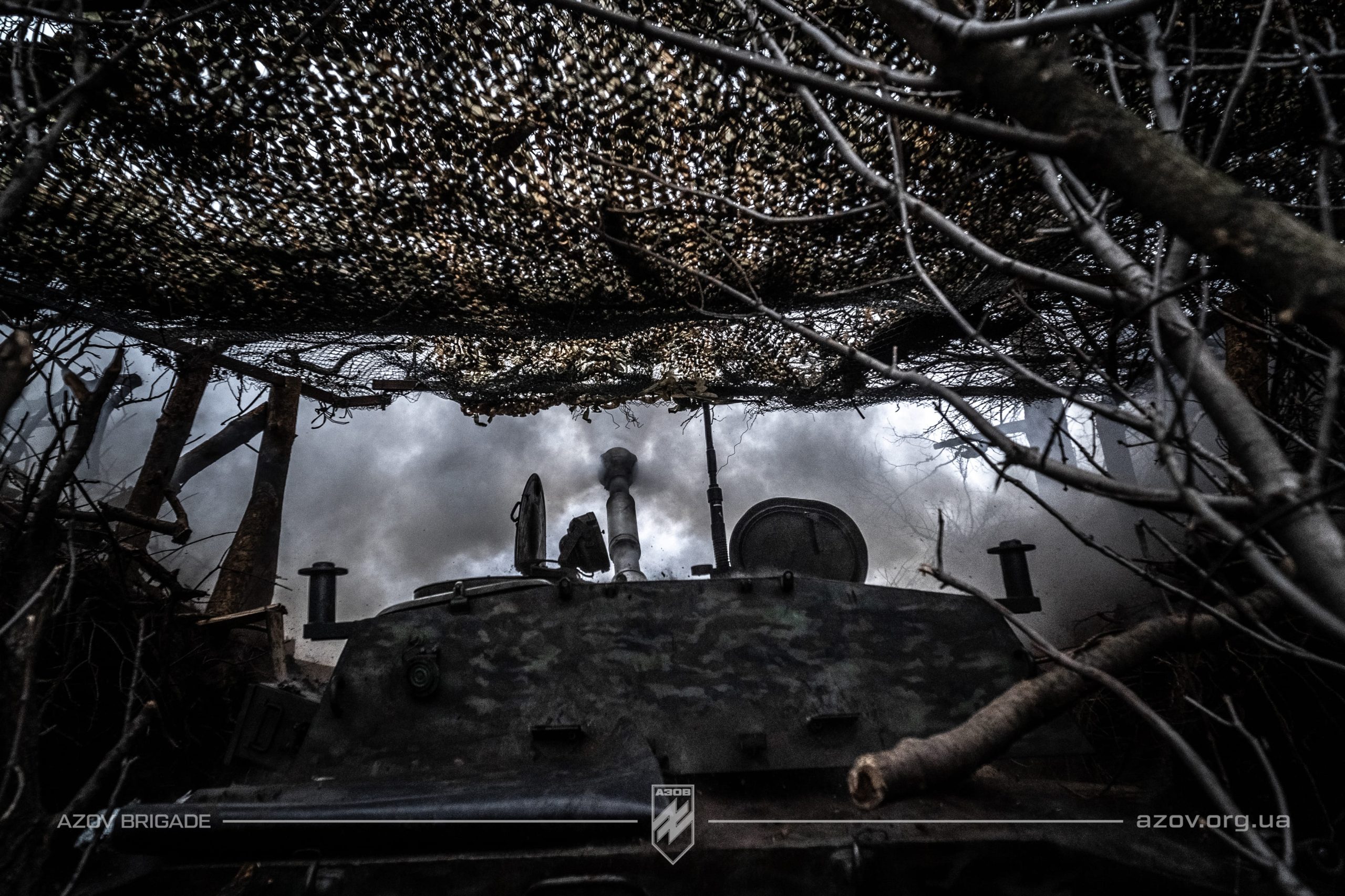 бойові будні розрахунку САУ 2С1 «Гвоздика» 12-ої бригади спеціального призначення «Азов» на Торецькому напрямку.