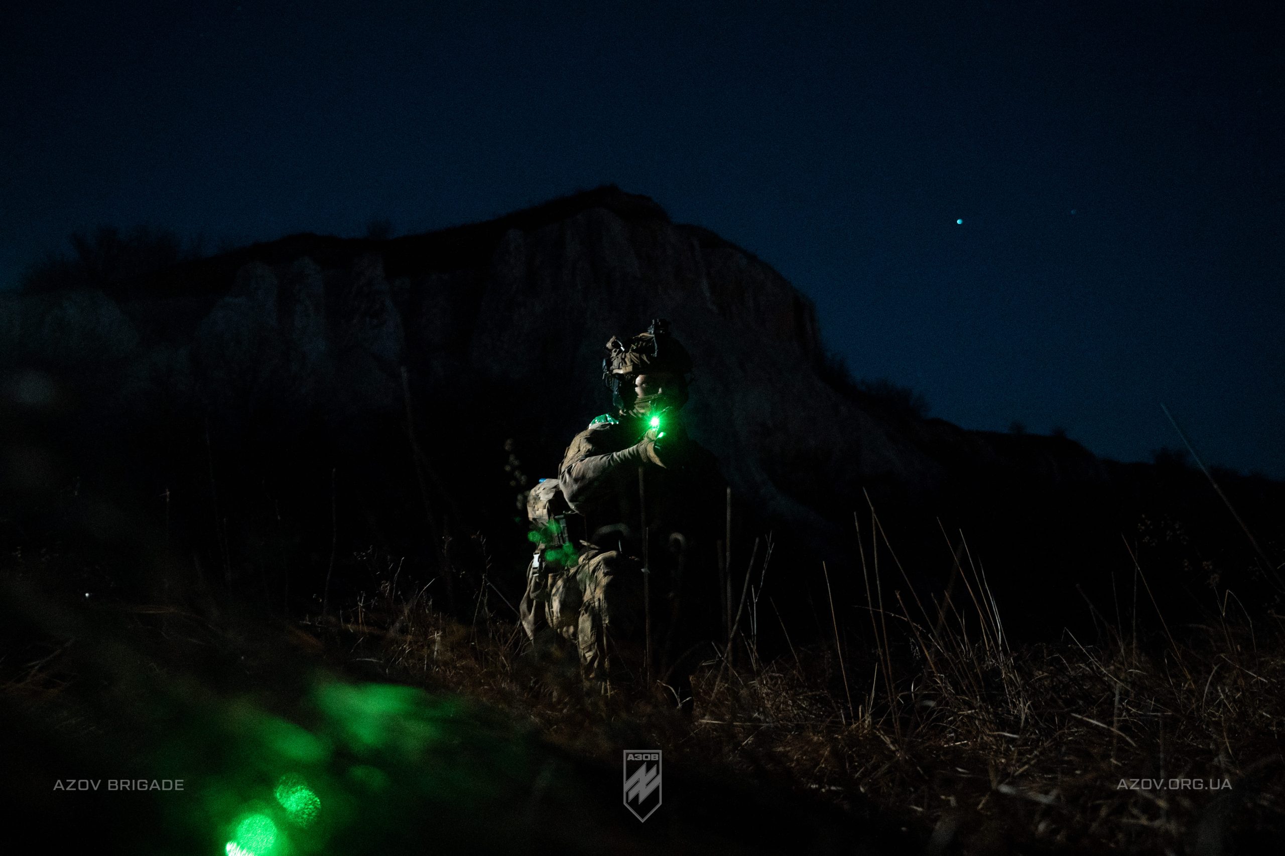 бійці загону снайперів 12-ої бригади спеціального призначення «Азов»