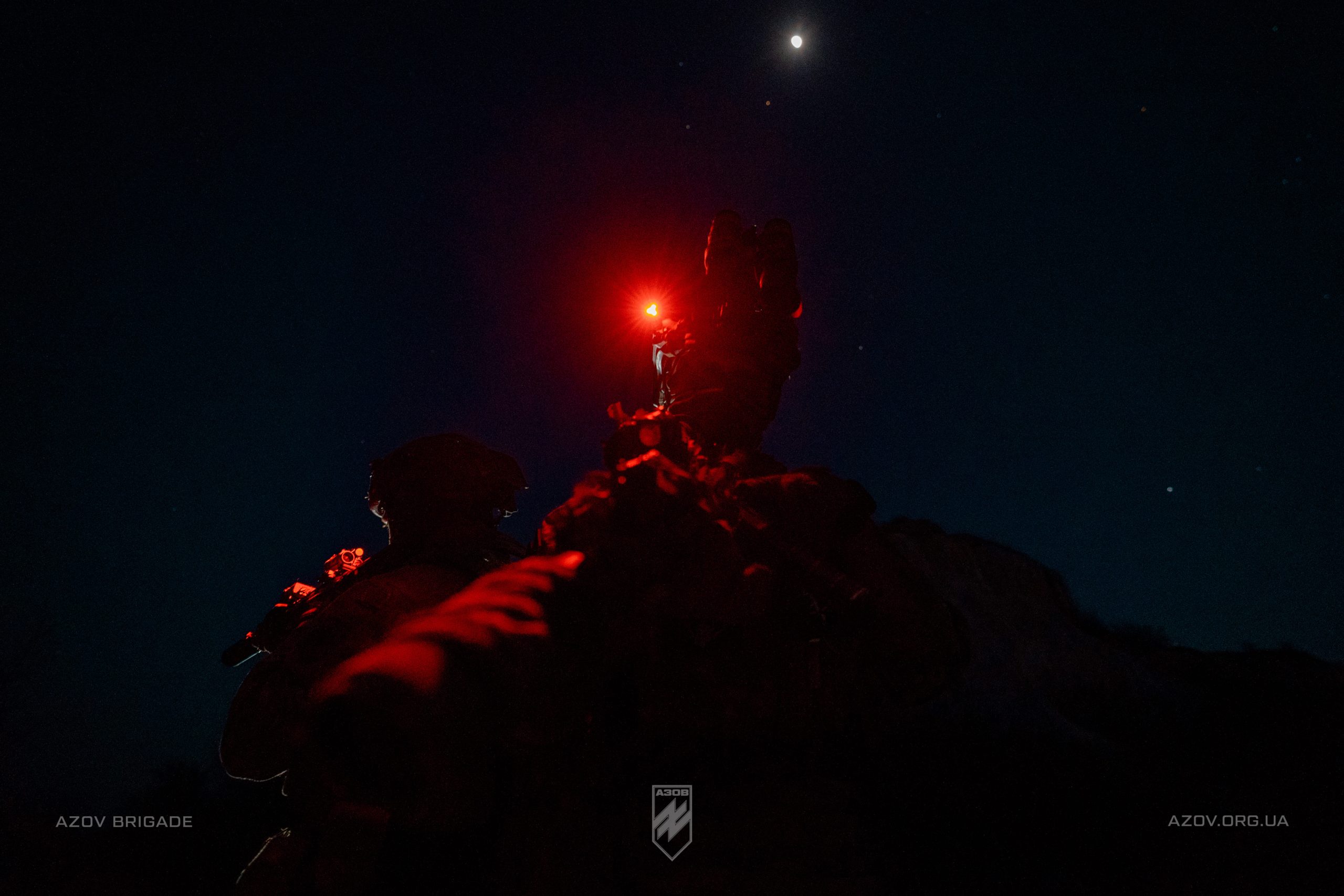 бійці загону снайперів 12-ої бригади спеціального призначення «Азов»