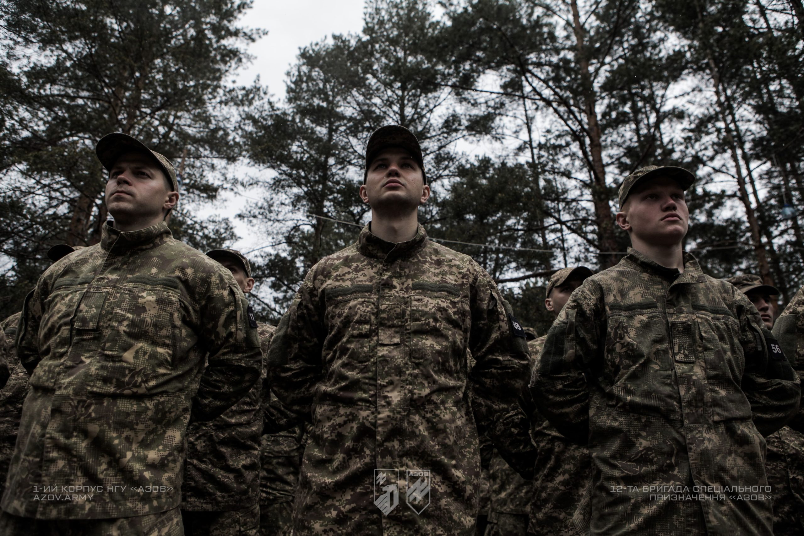 Випуск рекрутів 12-ої бригади «Азов» після завершення БКБП