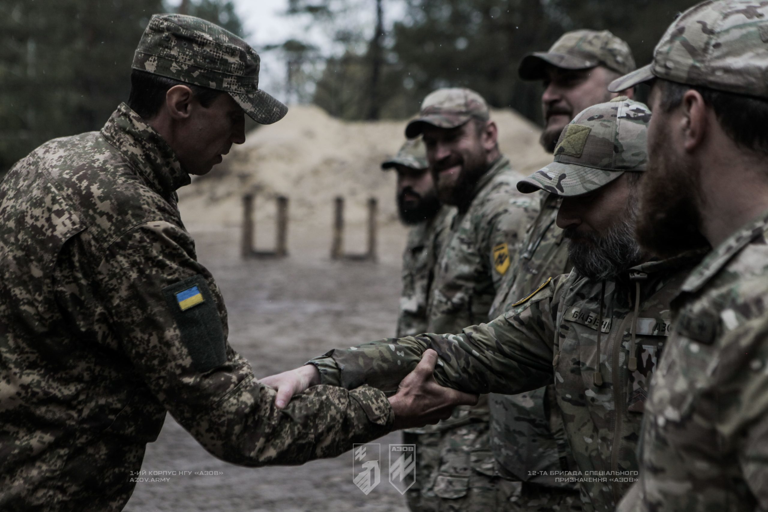 Випуск рекрутів 12-ої бригади «Азов» після завершення БКБП